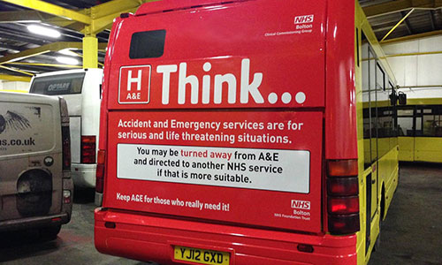 Bus Advertising for NHS