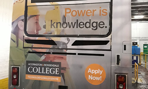 College Bus Advertising