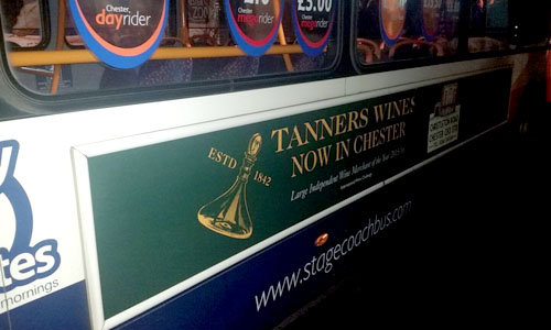 Bus Advertising | Tanners Wines