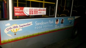 Sandown Bus Advert