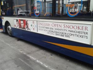 Bus Ads World Snooker