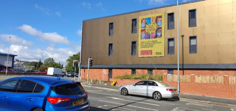 Digital Billboard allows for quick Covid19 Campaign in Bolton