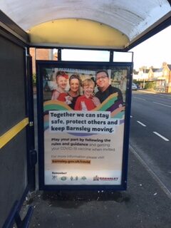 Bus Stop Advertising For Barnsley Council with PMA