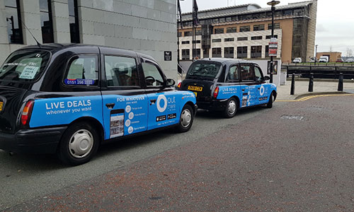 taxi advertising uk